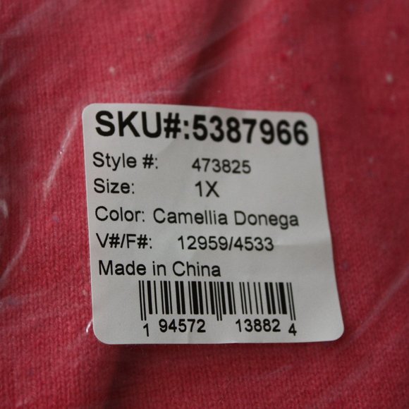 Lands End NIP Cashmere Cardigan Sweater 1X Plus - Picture 5 of 5